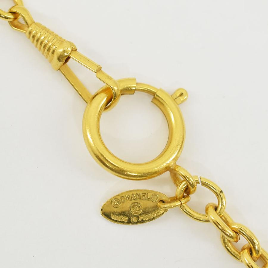 シャネル CHANEL ネックレス ココマーク ひし形 ロング チェーン  