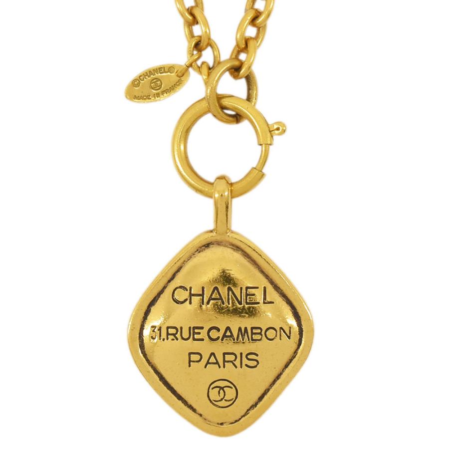 シャネル　ヴィンテージ　ネックレス チャーム　GP ゴールド シャネル ヴィンテージ マトラッセバッグモチーフ ネックレス