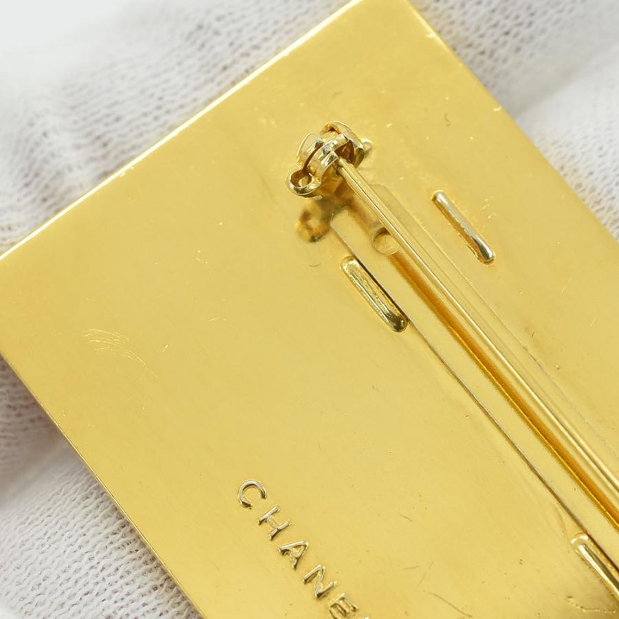 CHANEL（シャネル） ロゴ プレート ブローチ ヴィンテージアクセサリー