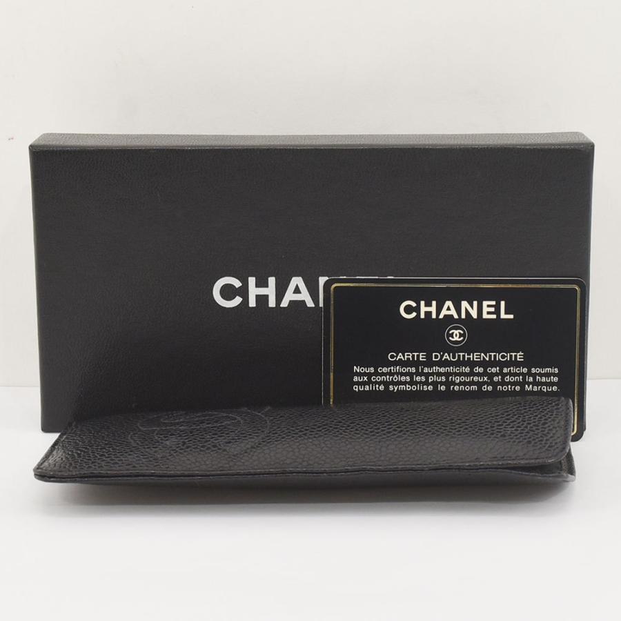 CHANEL シャネル サングラス ケース キャビアスキン ココマーク
