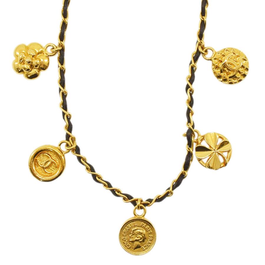 CHANEL シャネル ネックレス ココマーク×コイン×クローバー