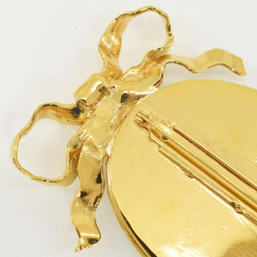 CHANEL（シャネル） ブローチ カメオ リボン ブローチ ヴィンテージ