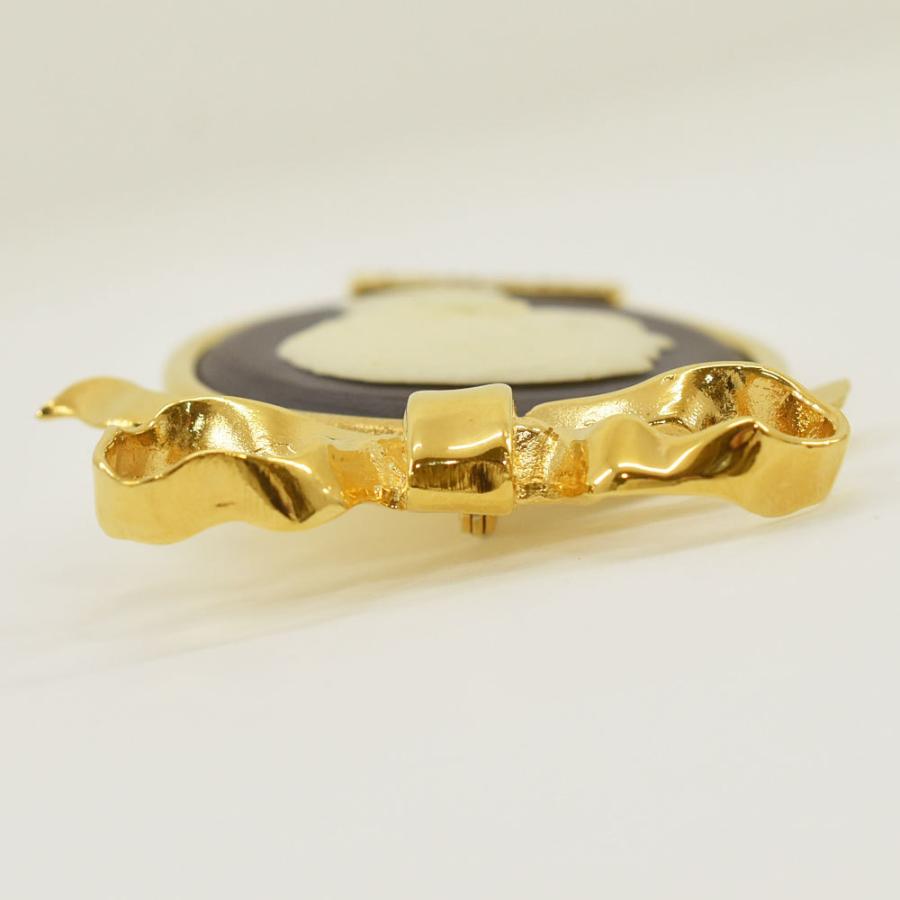 CHANEL ゴールド リボン型ブローチ 楽天市場】【中古】 CHANEL シャネル ブローチ ヴィンテージ