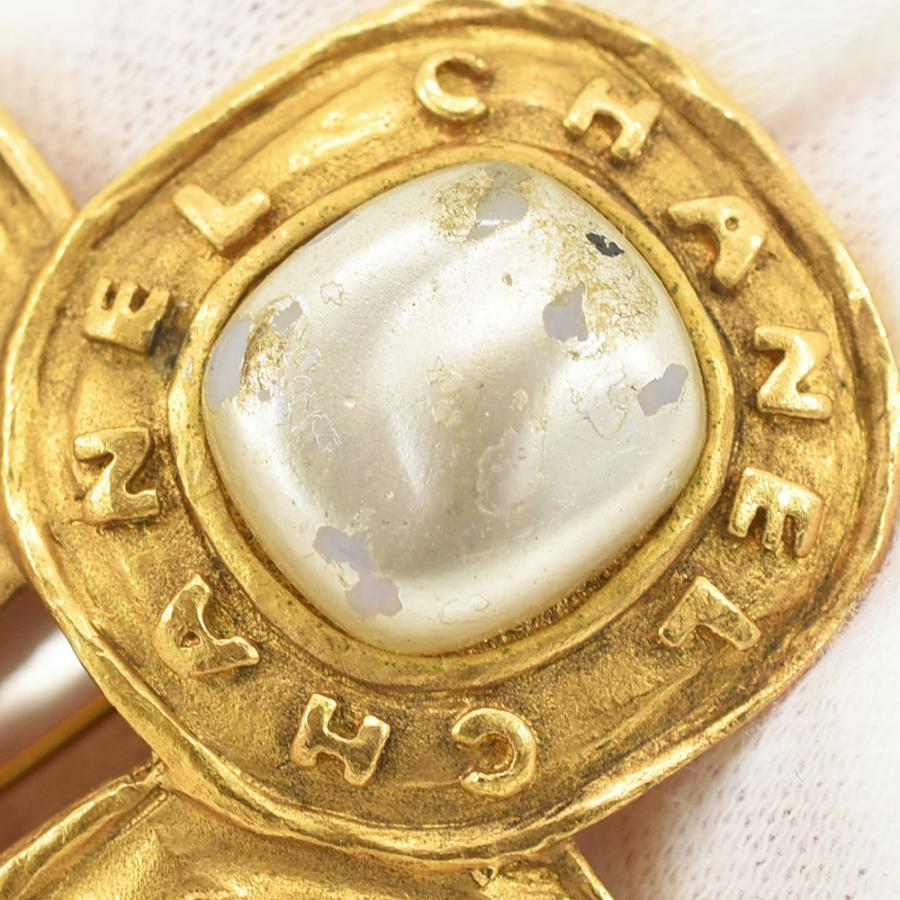 ［正規品］ CHANEL フェイクパール ブローチ ヴィンテージ CHANEL シャネル ブローチ フェイクパール ヴィンテージ