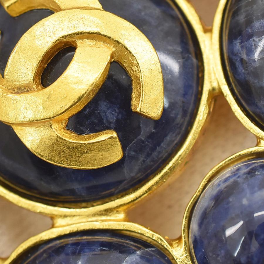CHANEL シャネル ブローチ ココマーク ストーン 95A