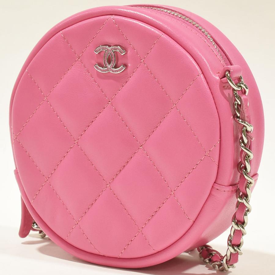 CHANEL（シャネル） ショルダーバッグ ラムスキン マトラッセ ラウンド