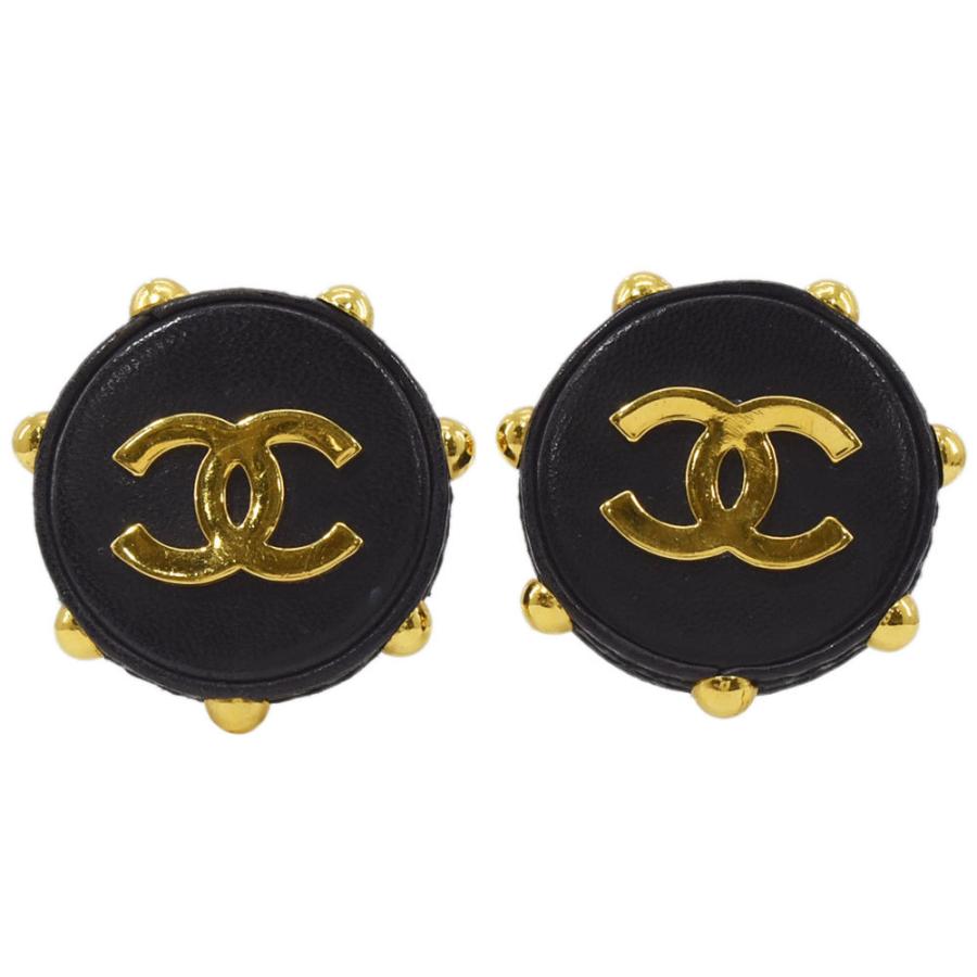 シャネル CHANEL イヤリング ココマーク スタッズ イヤリング 