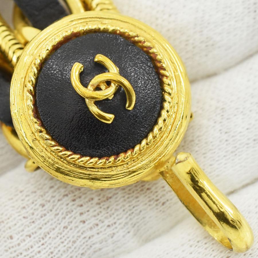 CHANEL シャネル ベルト ココマーク クローバー 2連 チェーン