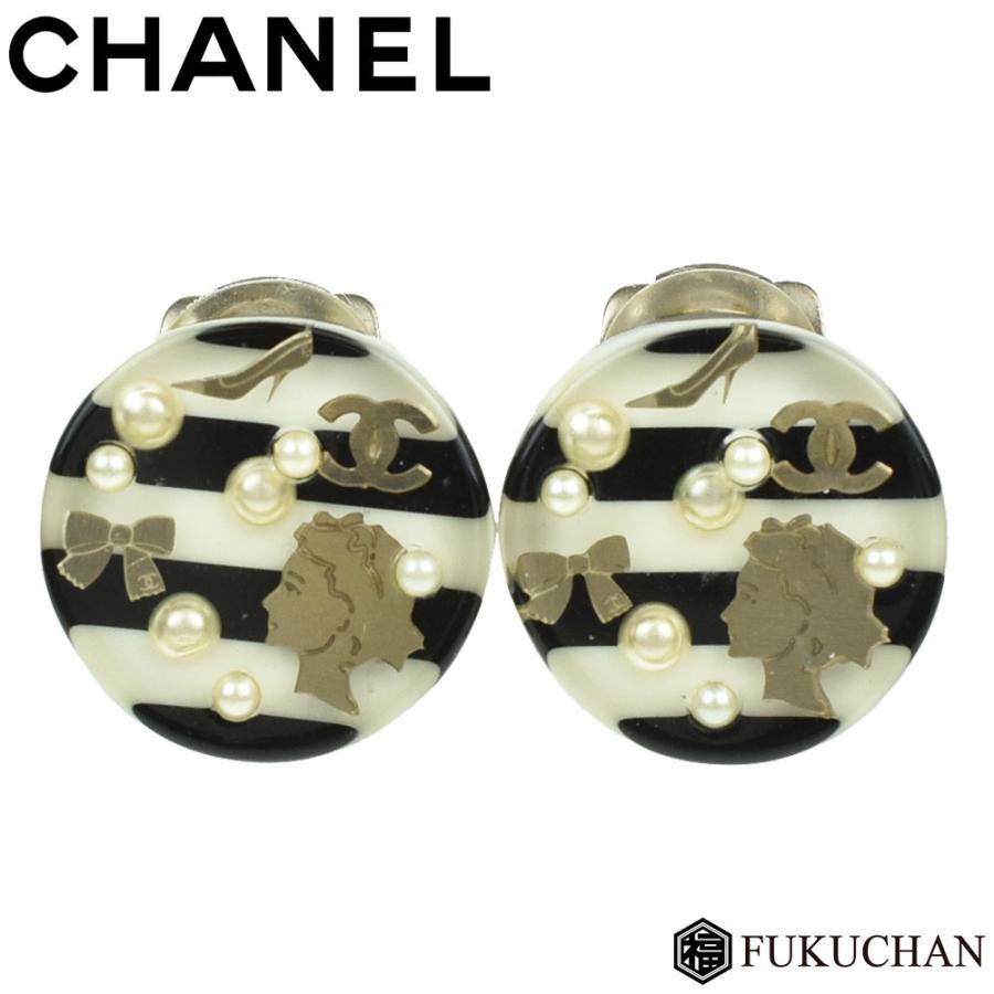 CHANEL/シャネル ココマーク×リボン×ヒール ココシャネル イヤリング