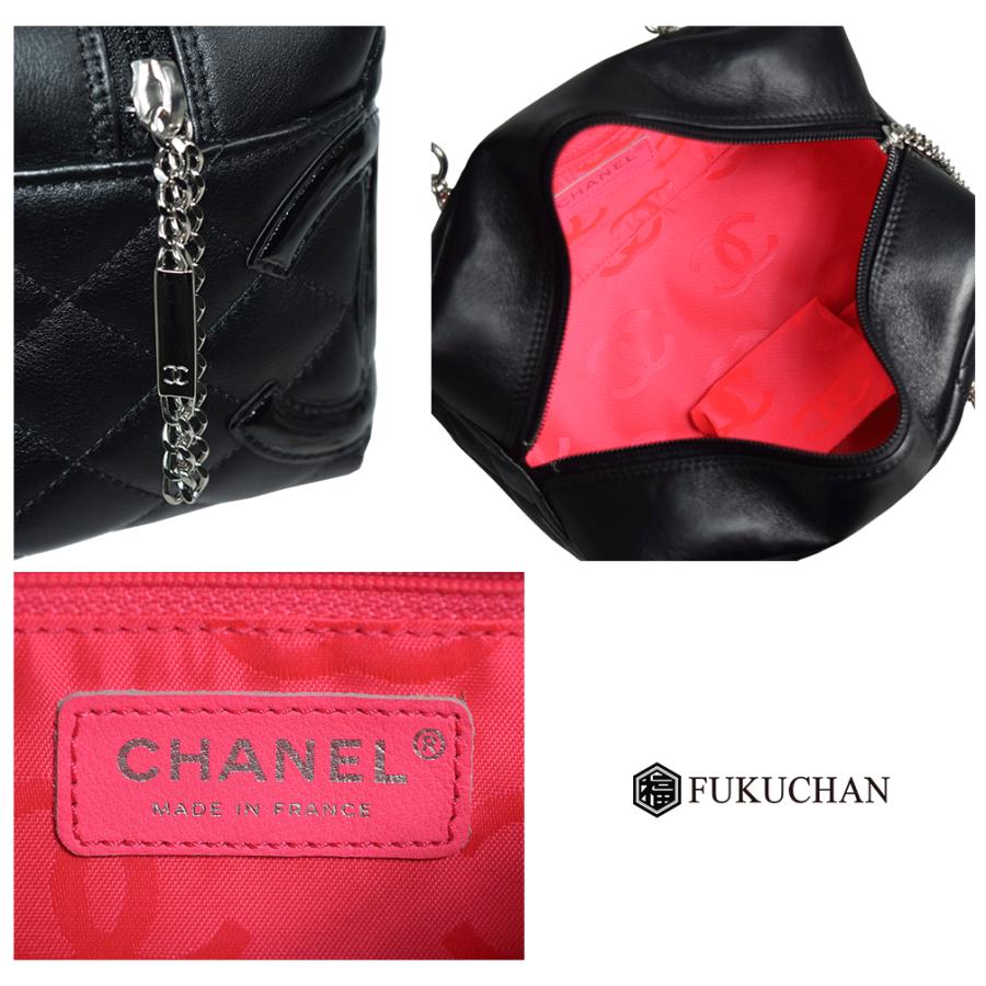 CHANEL/シャネル カンボンライン ミニ ボーリングバッグ
