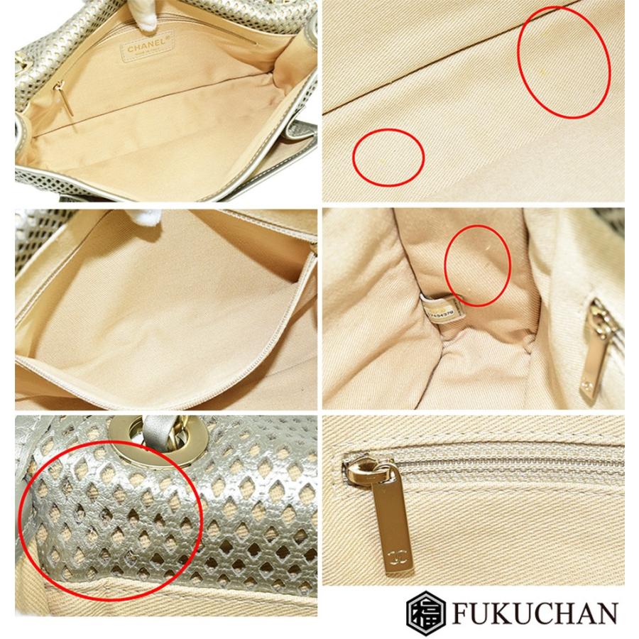 マトラッセ CHANEL/シャネル メッシュ×レザー マトラッセ W