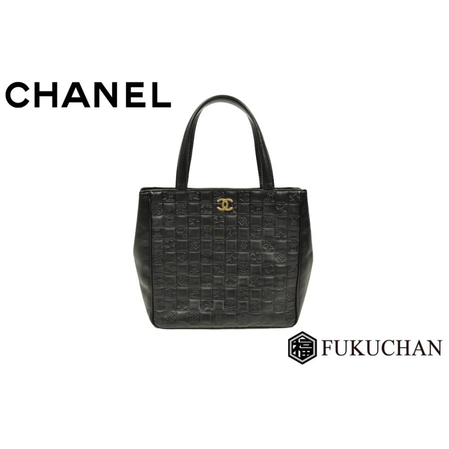 ひなポコ親衛隊 CHANEL ほぼ未使用ブラック トートバッグ フリンジ付 12370668_1.jpg