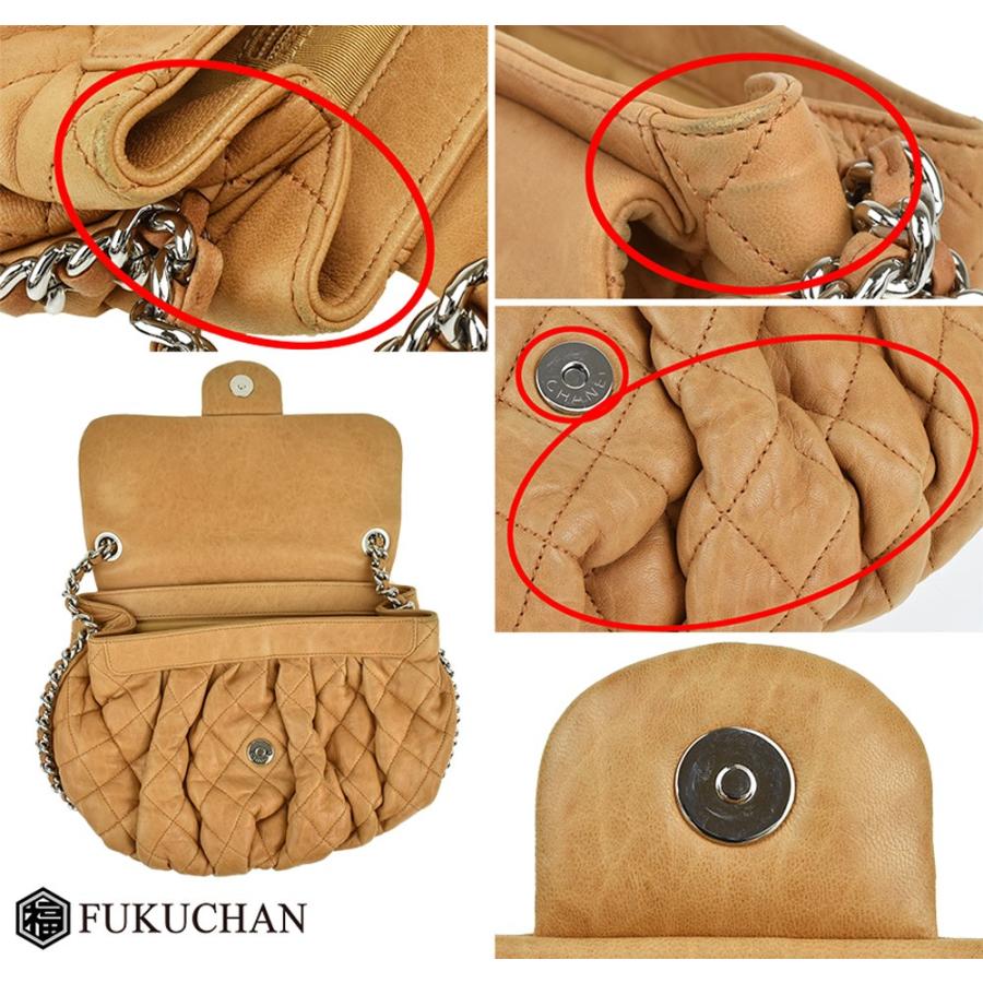 CHANEL/シャネル ラムスキン マトラッセ チェーンショルダーバッグ