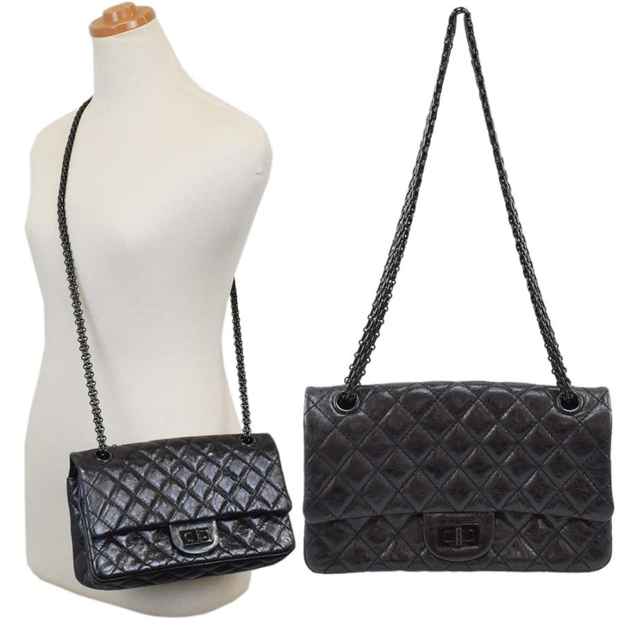 CHANEL シャネル カーフスキン エイジドカーフスキン 2.55 CHANEL シャネル カーフスキン エイジドカーフスキン 2.55