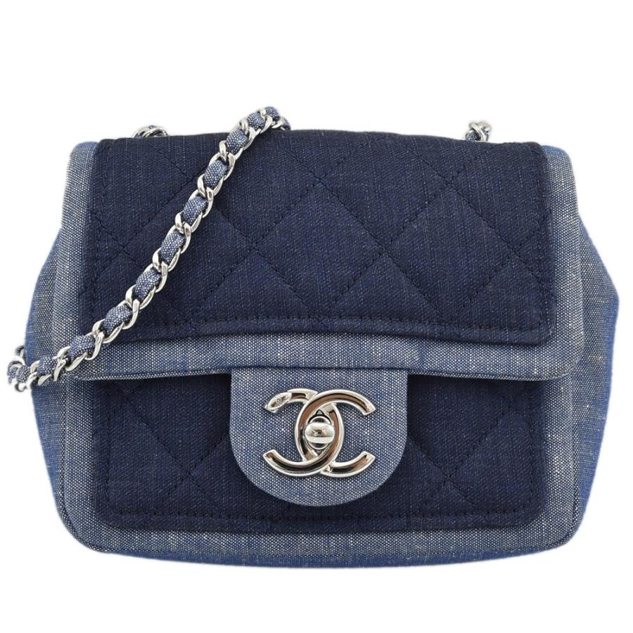 シャネル デニム ミニマトラッセ メダリオン チェーンショルダーバッグ ネイビー シャネル チェーンバッグ ミニマトラッセ デニム – co&co