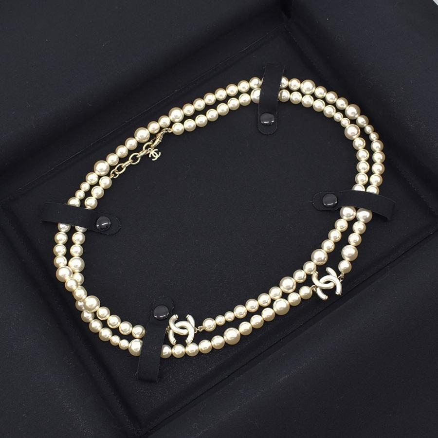 CHANEL（シャネル） ロングネックレス ココマーク A19V フェイクパール