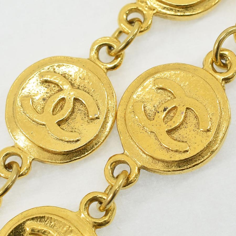 CHANEL シャネル ネックレス ココマーク コインモチーフ ロング CHANEL シャネル ネックレス ココマーク コインモチーフ ロング