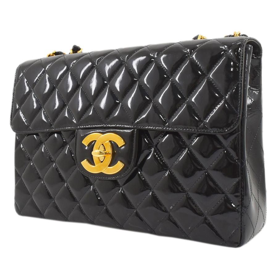 CHANEL（シャネル） パテントレザー デカマトラッセ30 Wチェーン