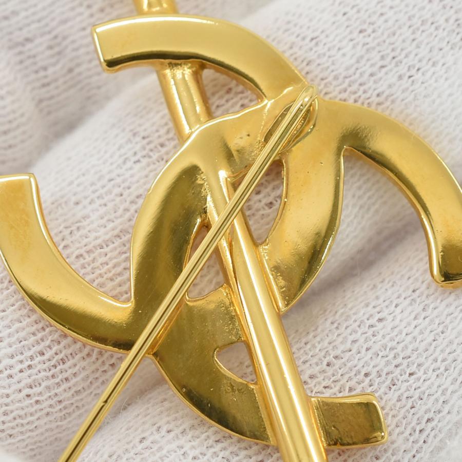 CHANEL シャネル　ココマーク　アローピンブローチ　ゴールド　ヴィンテージ CHANEL シャネル ブローチ ココマーク アロー ピンブローチ