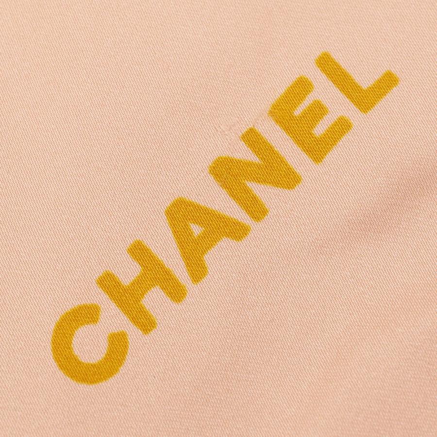 CHANEL（シャネル） スカーフ カメリア チェーン シルク100％ ピンク