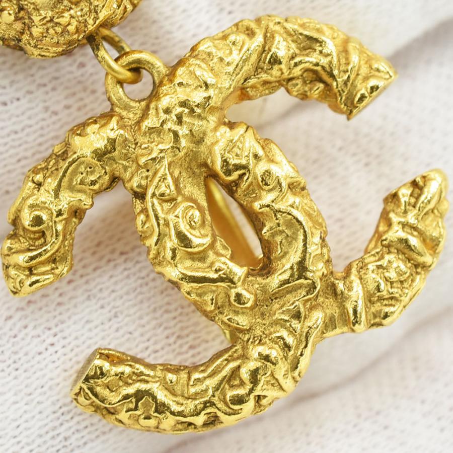 CHANEL シャネル イヤリング ココマーク フリンジ ヴィンテージ
