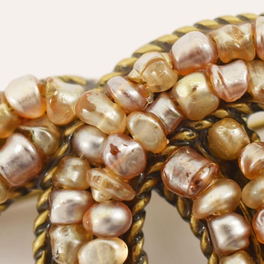 CHANEL（シャネル） ビーズ ブローチ ココマーク 00A GP×ビーズ