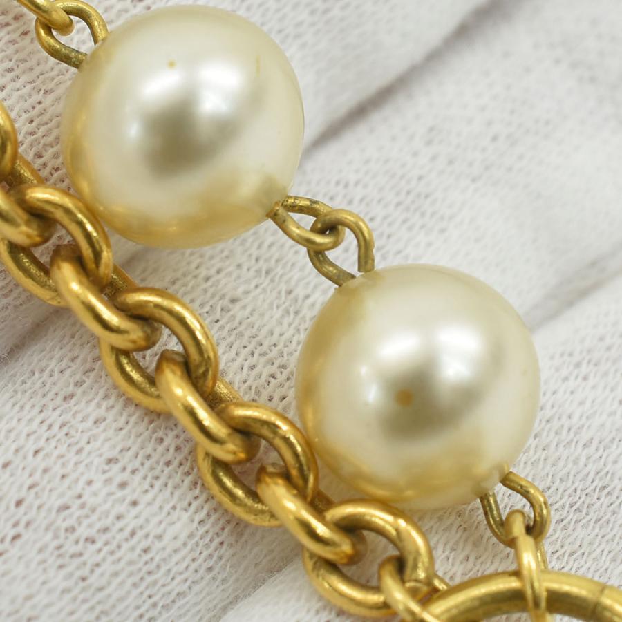 CHANEL シャネル ネックレス パール 2連 ロングネックレス