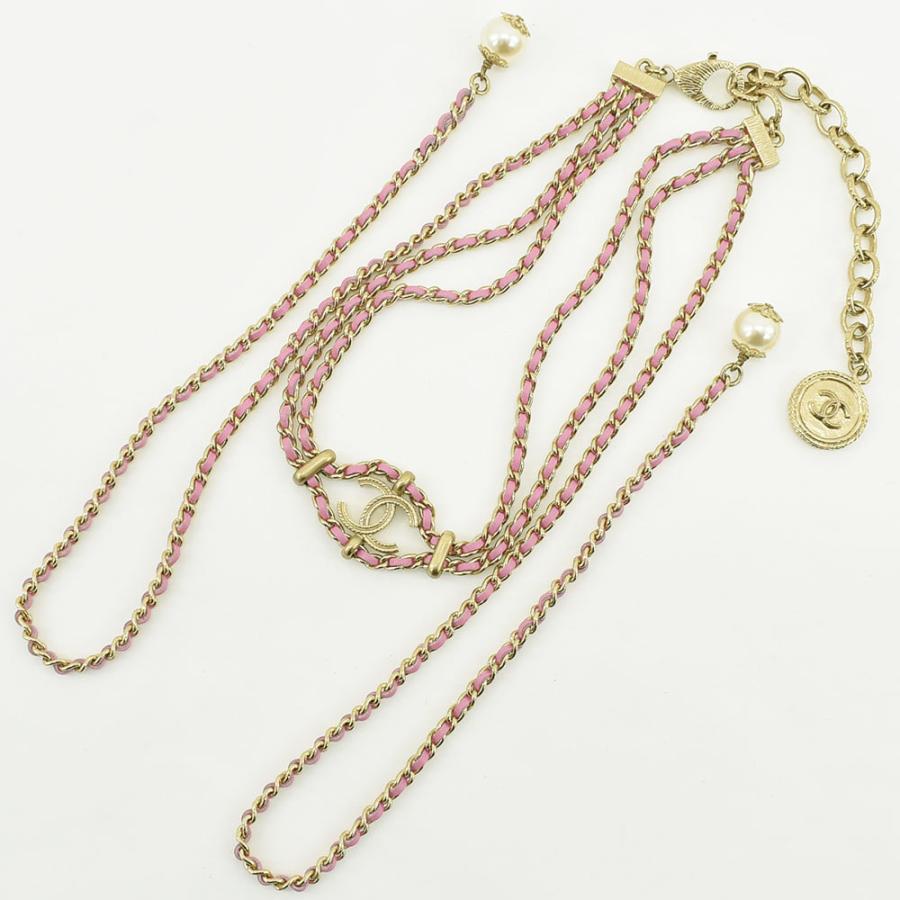 CHANEL シャネル チョーカー ココマーク パール ネックレス B18C