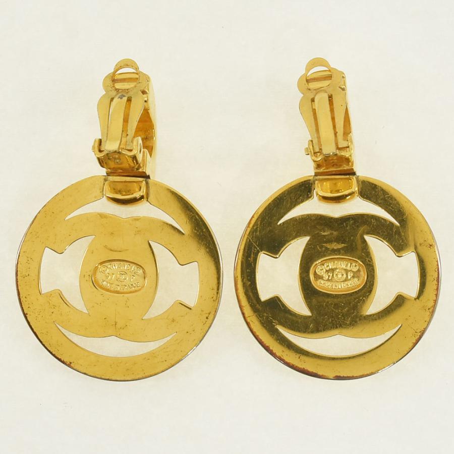 CHANEL シャネル イヤリング ココマーク ターンロック ラウンド  