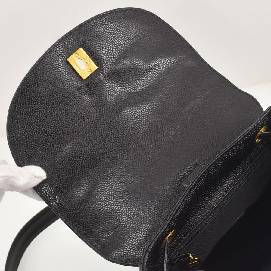 CHANEL シャネル リュックサック キャビアスキン トリプル ココ