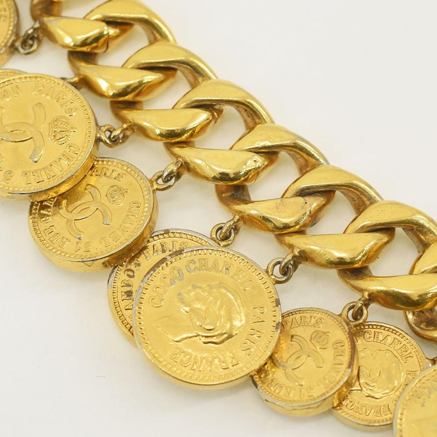 CHANEL シャネル ブレスレット ココマーク コインモチーフ 