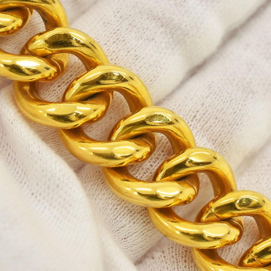 シャネル 94P ココマーク ブレスレット GP ゴールド チェーン CHANEL シャネル ココマーク チェーン ブレスレット GP ゴールド