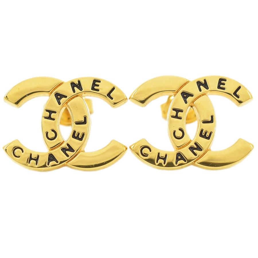 美品 CHANEL ピアス ココマーク CCロゴ モチーフ ヴィンテージ CHANEL（シャネル） ピアス ココマーク ロゴ ヴィンテージアクセサリー