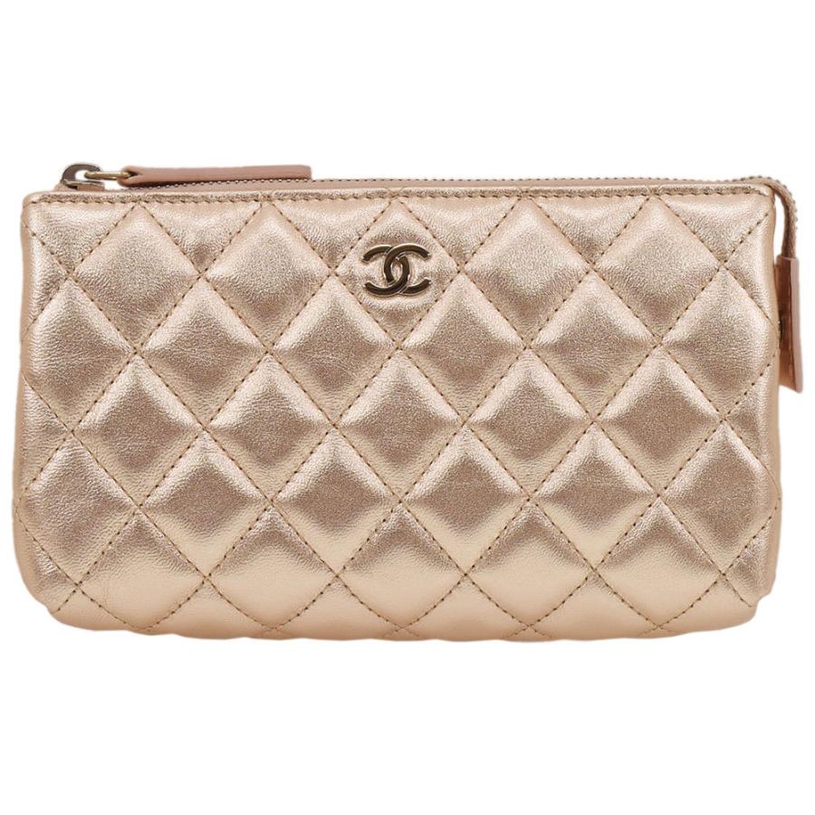 CHANEL（シャネル） ポーチ ラムスキン ココマーク ポーチ コスメ