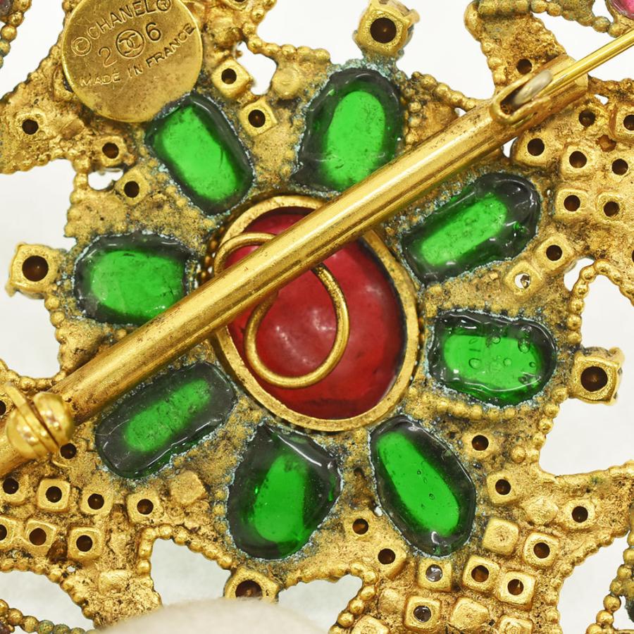 CHANEL（シャネル） ブローチ カラーストーン ヴィンテージ