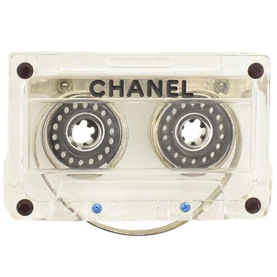 CHANEL シャネル ブローチ カセットテープモチーフ アクセサリー CHANEL シャネル ブローチ カセットテープモチーフ アクセサリー