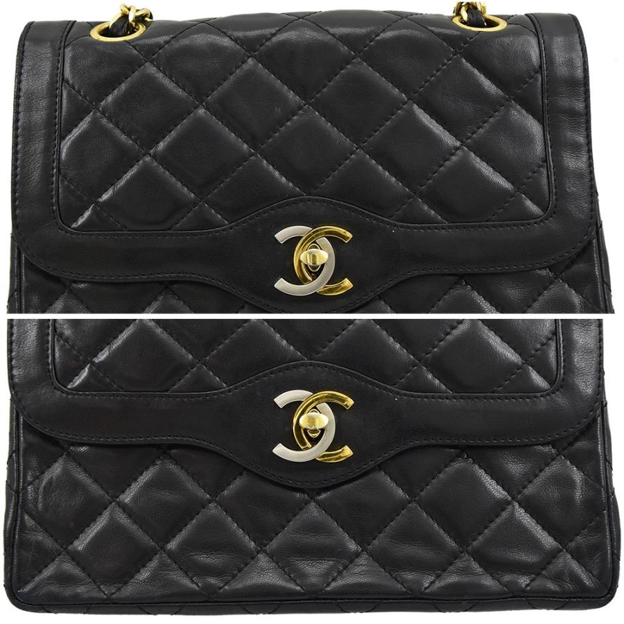 【超美品】 シャネル マトラッセ パリ限定 ダブルフラップダブルチェーン #93 超美品】 シャネル マトラッセ パリ限定 ダブルフラップダブルチェーン
