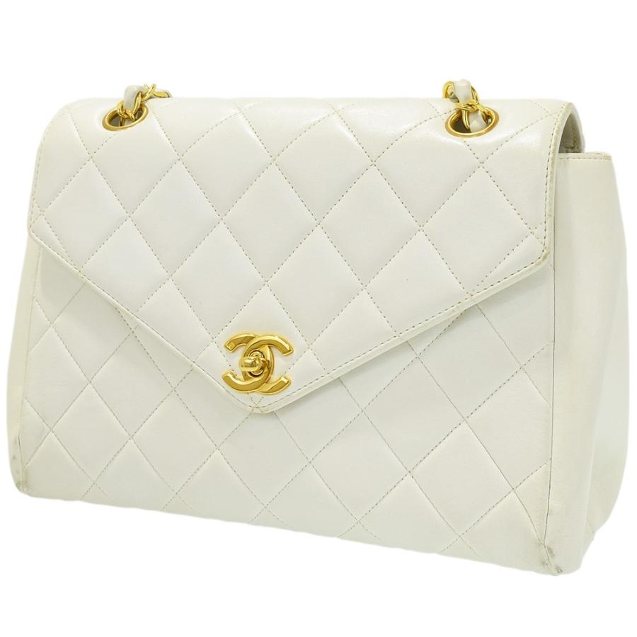 CHANEL（シャネル） ラムスキン マトラッセ23 V字フラップ Wショルダー