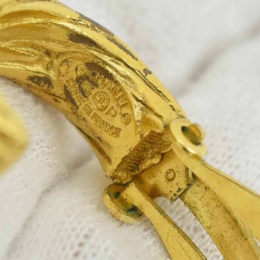 CHANEL シャネル フープイヤリング ココマーク ヴィンテージ GP