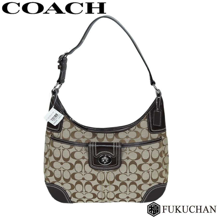 Coach ハンプトンズ　ワンショルダーハンドバッグ COACH/コーチ ハンプトンズ シグネチャー ワンショルダーバッグ F13971