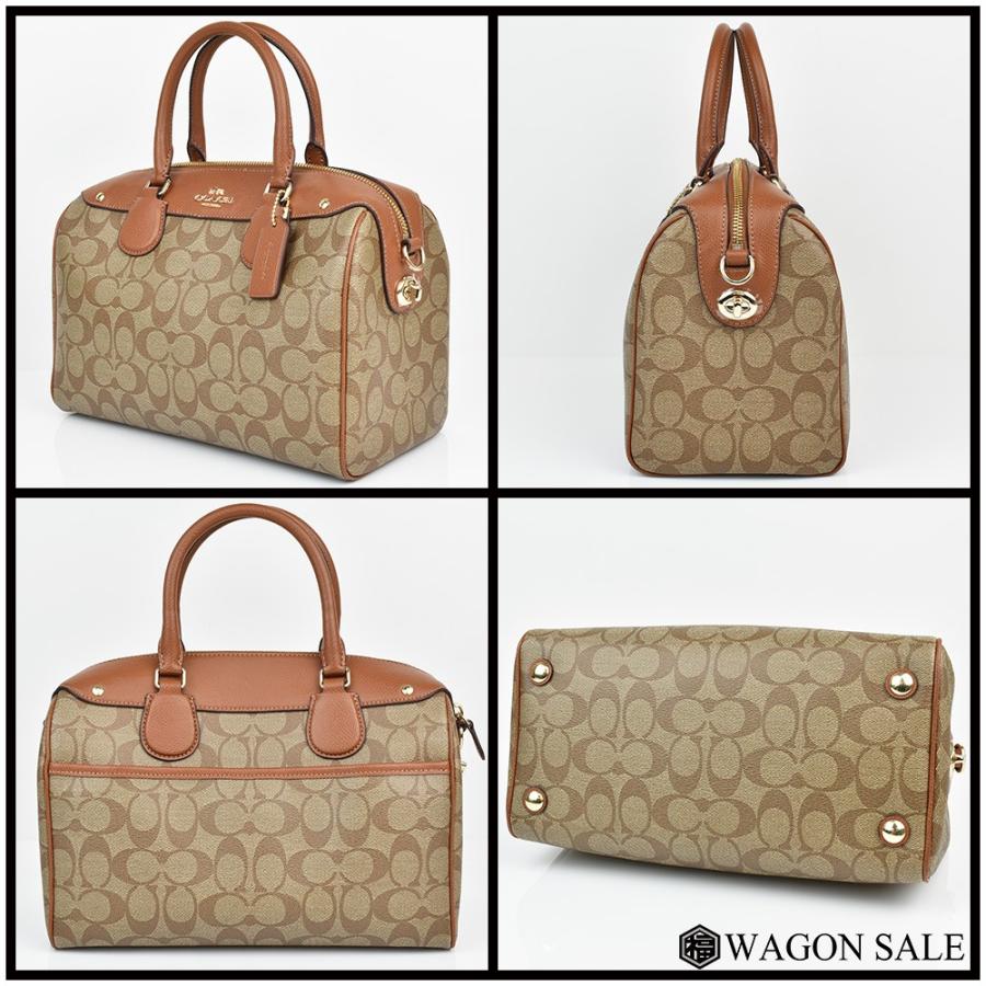 COACH/コーチ シグネチャー 2wayボストンバッグ ブラウン