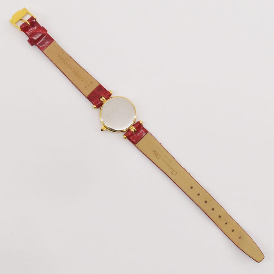 クリスチャンディオール Christian Dior 腕時計 ダイヤベゼル ホワイト