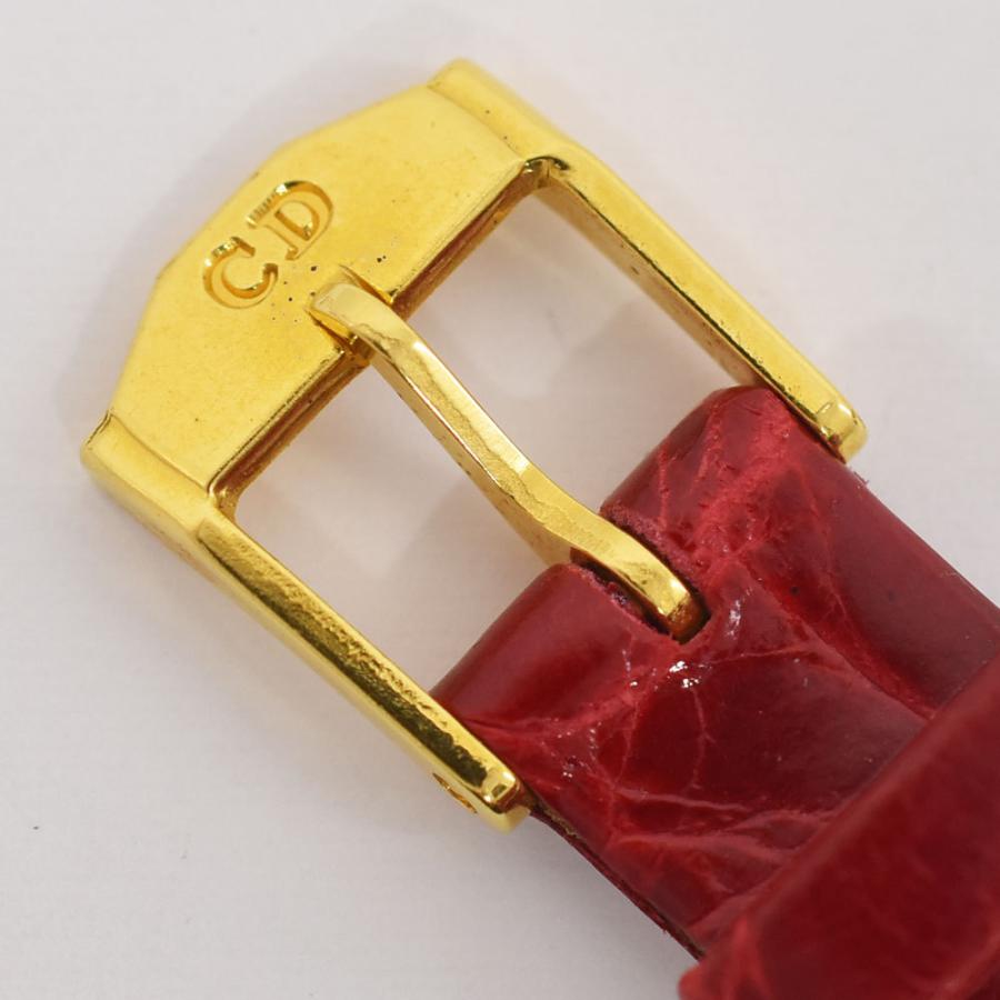 クリスチャンディオール Christian Dior 腕時計 ダイヤベゼル ホワイト