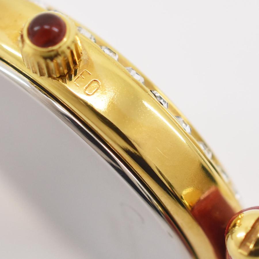 クリスチャンディオール Christian Dior 腕時計 ダイヤベゼル ホワイト