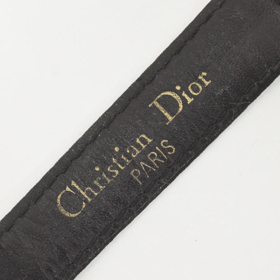 新品ベルト✨　美品　ディオール　ラ　パリジェンヌ　レディース　時計　ブラック Christian Dior - Dior ディオール ラ・パリジェンヌ 腕時計