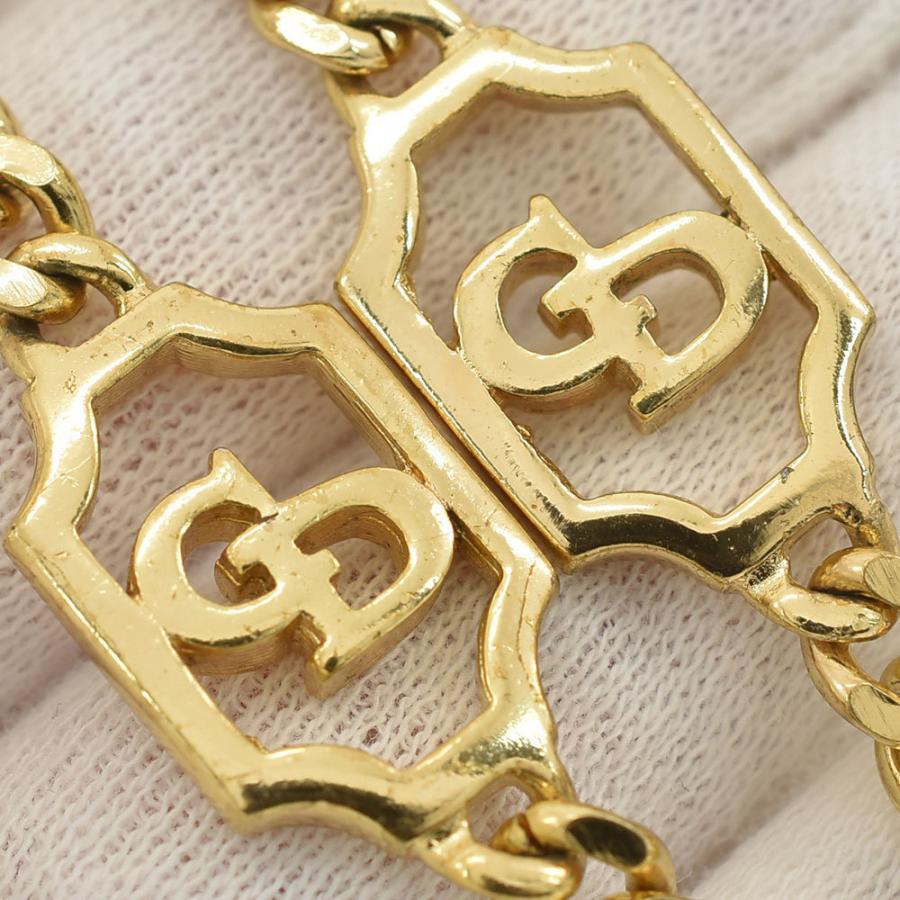 クリスチャンディオール Christian Dior ネックレス ロゴ ロング
