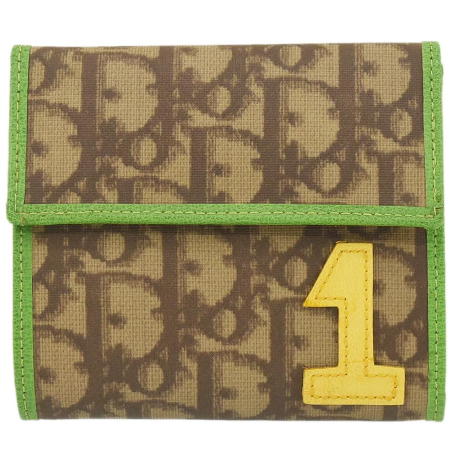 クリスチャンディオール Christian Dior 三つ折り財布 トロッター  