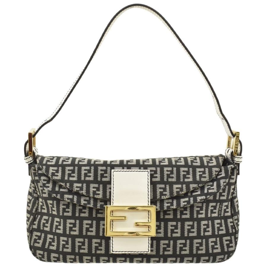 FENDI フェンディ ズッカ ロゴ ワンショルダーバッグ キャンバス 