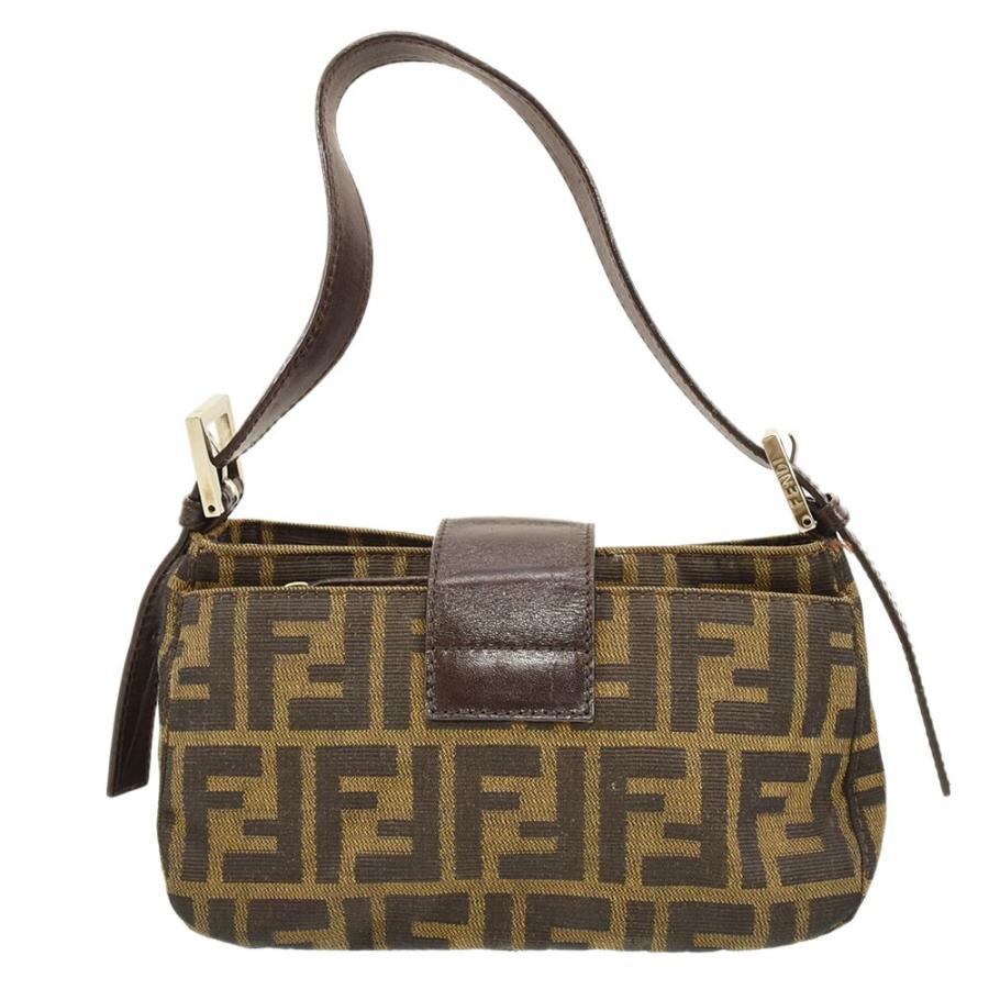 FENDI フェンディ ズッカ ミニハンドバッグ アクセサリーポーチ 