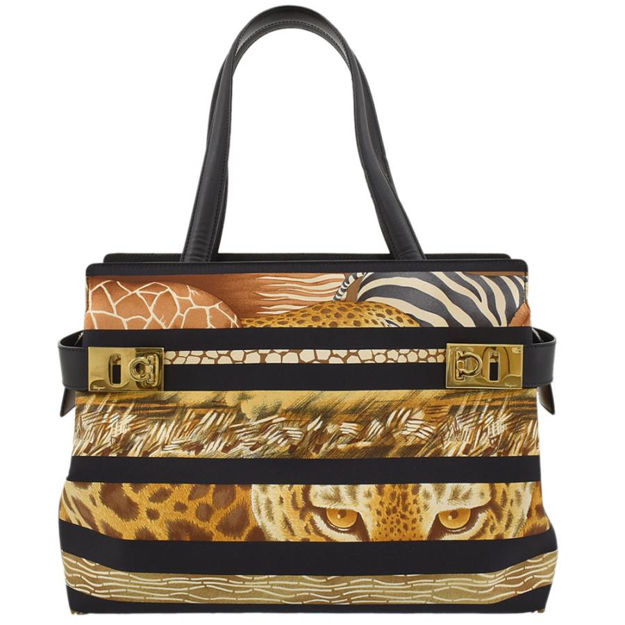 Salvatore Ferragamo ゼブラ柄 トートバッグ Salvatore Ferragamo ゼブラ柄 トートバッグ